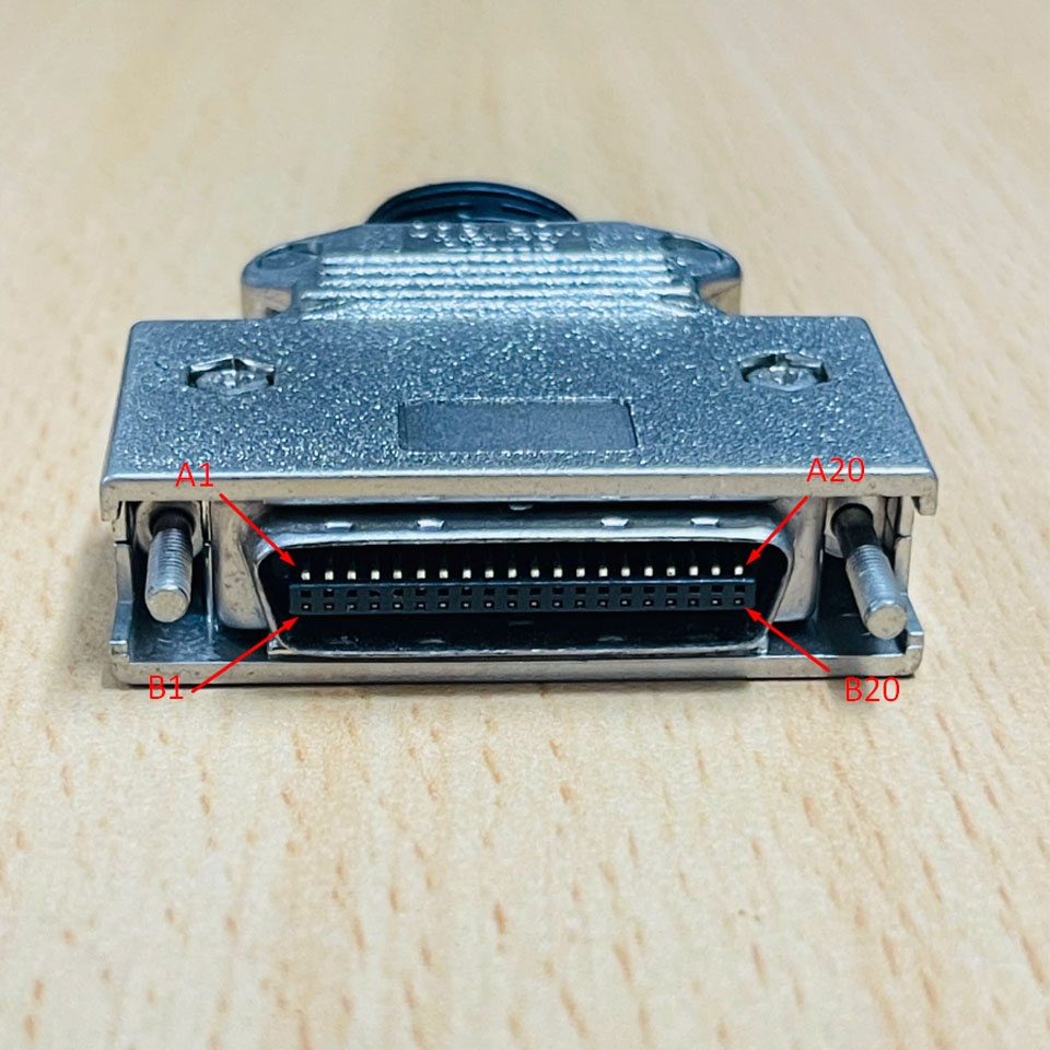 Đầu Rắc Hàn SCSI MDR Connector 40 Pin Male SKER MDR 1340 Metal With Screw