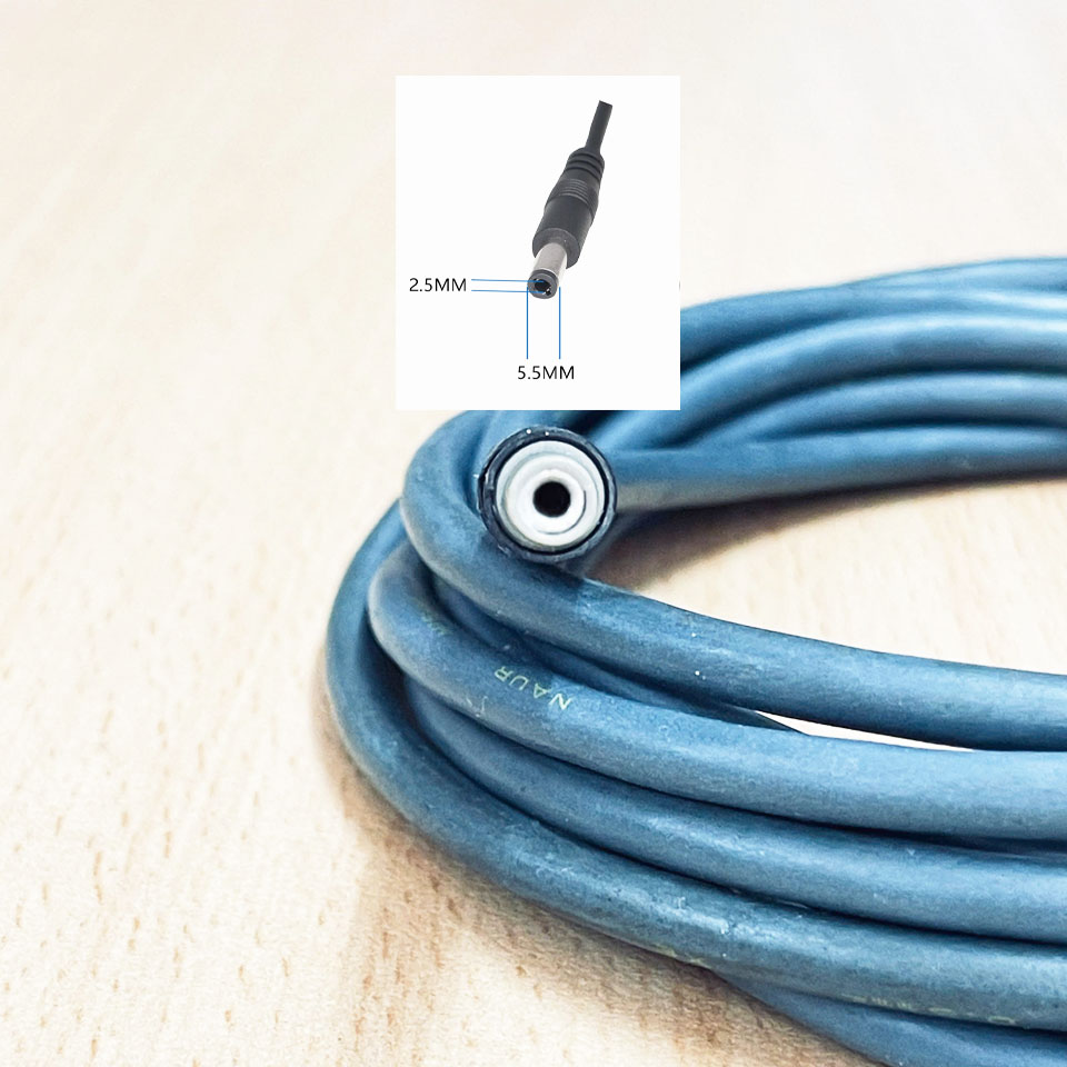 Cáp Hirose HR10A-7P-4P 4 Pin Male Locking to DC Cylinder Power Cable 5.5*2.5mm For Audio Devices 688 722 Zaxcom Zoom F8 Recorder Mixer Monitor Video Devices E5/7 Power Cord Sony/ARRI Length 3M