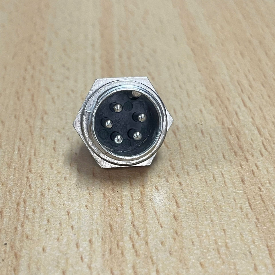 Jack Hàn GX16 Aviation Connectors 5 Pin Male Metal Plug Socket
