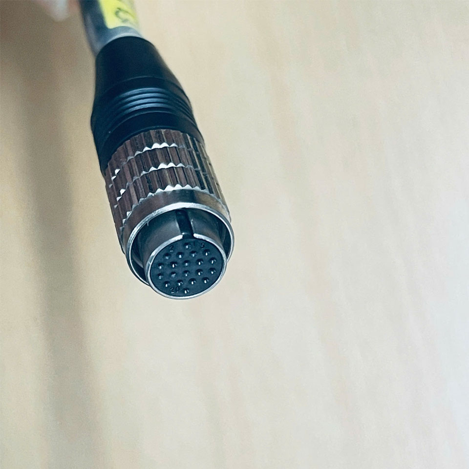 Cáp Hirose HR25-9TP-20S(73) 20 Pin Female to 7 Core Open End Bare Wire Dài 4M For Industrial Camera KEYENCE Power/IO Cable Hirose 20 Pin