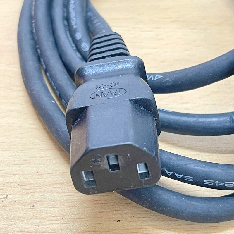 Dây Nguồn TAAN TP-26 A017135 Australia & China Chuẩn 3 Chân Chéo Tam Giác AC Power Cord GB2099 to C13 10A 250V 3x0.75mm² Length 1.8M