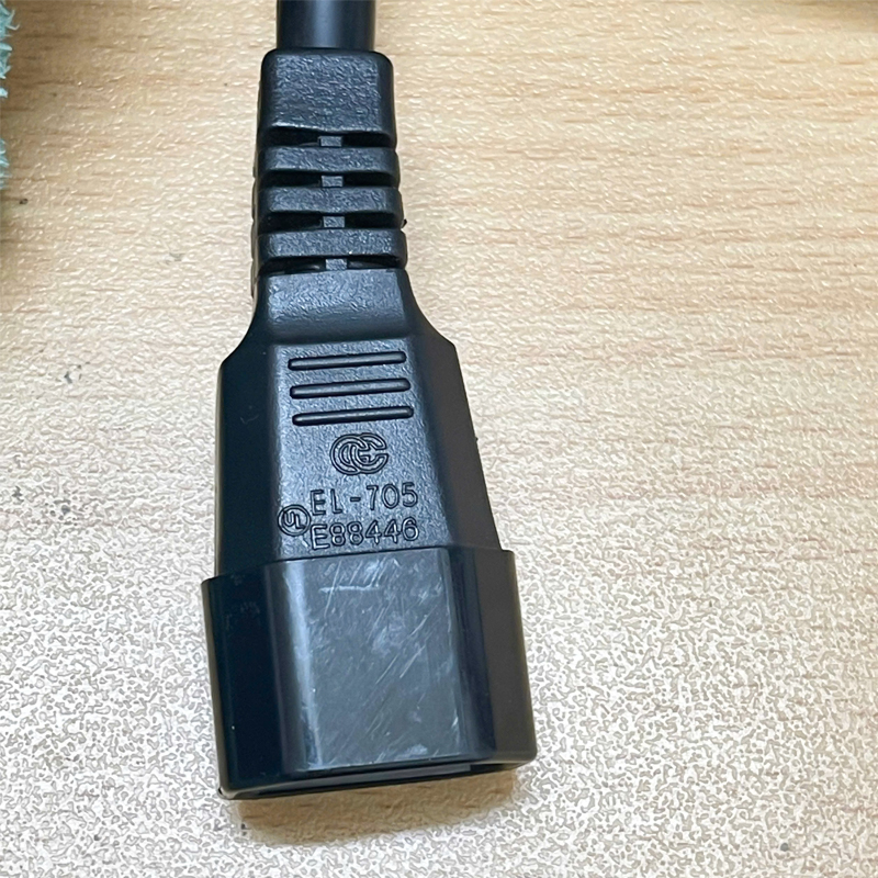 Dây Nguồn IEC 60320 C14 to C15 CHINGCHENG EL-705 E88446 15A 250V 14AWG  3x2.08mm Dài 4M