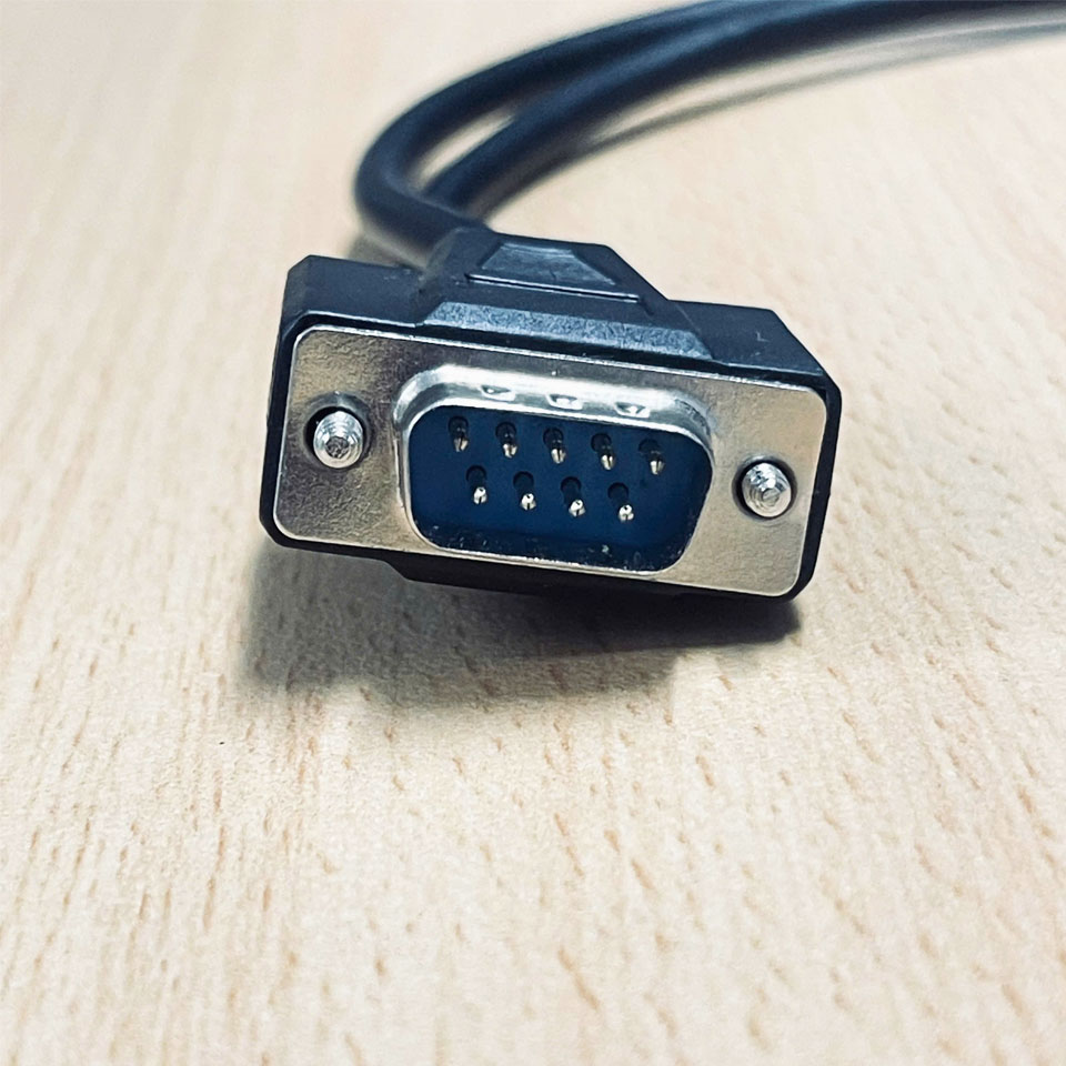 Cáp Chia Cổng Chữ Y Nối Tiếp RS232 DB9 Đực sang 2 Cái Dài 20Cm Y Splitter Cable DB9 Male to 2 DB9 Female Serial Splitter Adapter Straight Through Cable