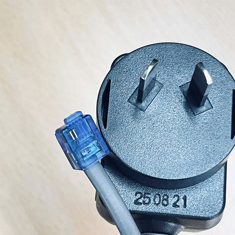 Bộ Chuyển Đổi Nguồn AC ONE 4.8V 160MA PNLV233AL Panasonic Connector Size Left OFFSET Modular 6P6C For Điện Thoại Không Dây Panasonic PNLC1065