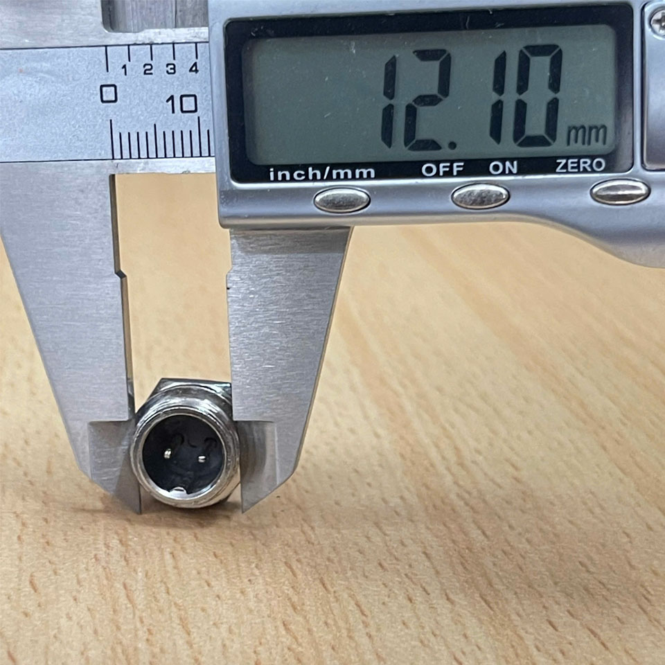 Đầu Nối Cáp GX12 2 Pin Male 12mm Panel Metal Cable Connector Aviation Plug