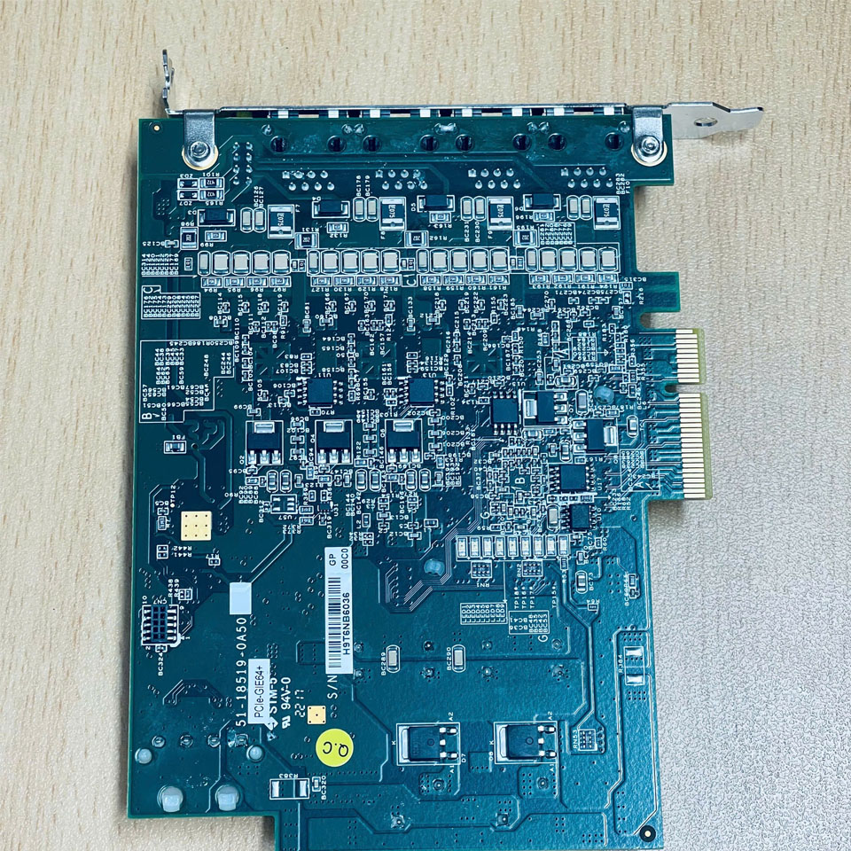 Card Mạng ADLINK 51-18519-0A40 PCIe-GIE64+ PCIe 4-Channel Frame Grabber Card LAN Intel(R) 82574L Gigabit Ethernet Controller Camera Capture Card For Basler Industrial GigE Camera