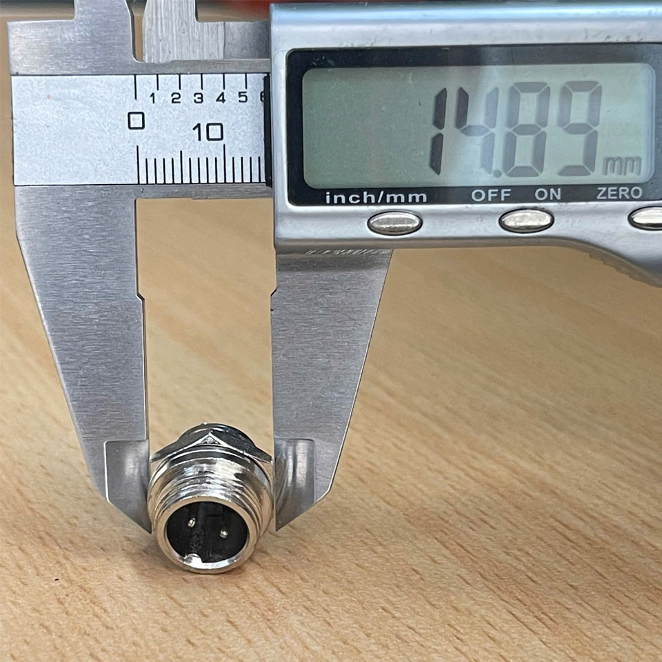 Đầu Nối Cáp GX12 2 Pin Male 12mm Panel Metal Cable Connector Aviation Plug