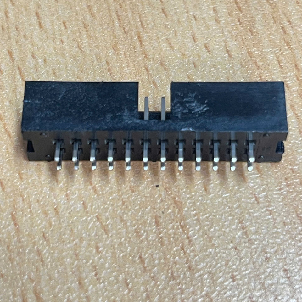 Đầu Nối Cáp IDC SMT 24 Pin Male 2x12 2.54mm Pitch  Cable Connector Male Shrouded Box Header