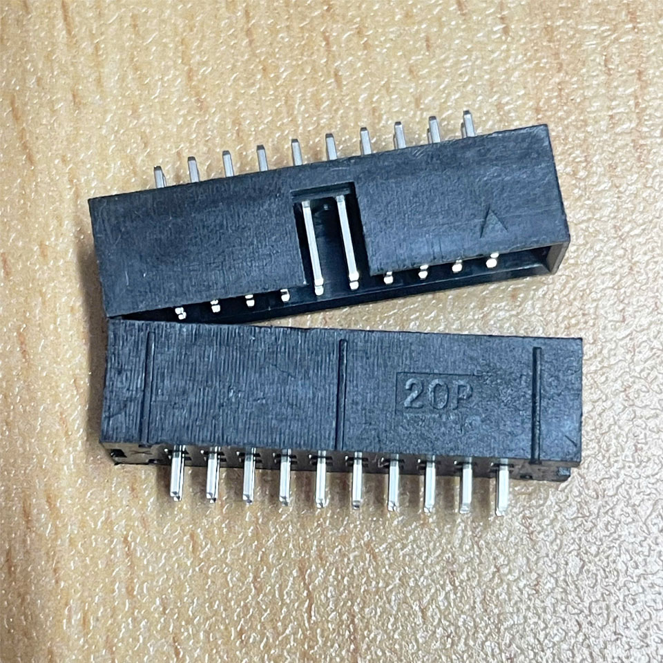 Đầu Nối Bảng Mạch IDC 20 Pin Male Header Socket Connector 2.54mm 2x10 Straight Male Shrouded Box Header PCB IDC Connector