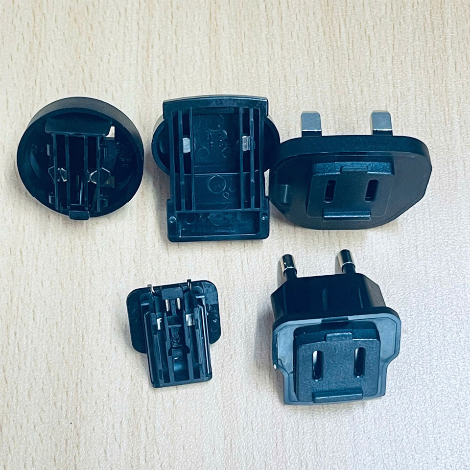 Đầu Phích Cắm Trượt US UK EU AU Plug Slide Attachment For APD Asian Devices APD2 WB-10G05R WA-24Q12R Adapter