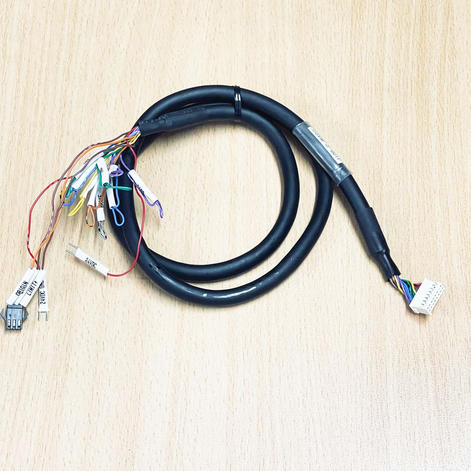 Cáp CSVM-S-001F Dài 1M Connection Cable Molex 16 Pin Female to RGB 3Pin + 12 Core Open Wire For Robot IAI Driver Servo Motion Controller Máy SMT Dây Chuyền Điện Tử