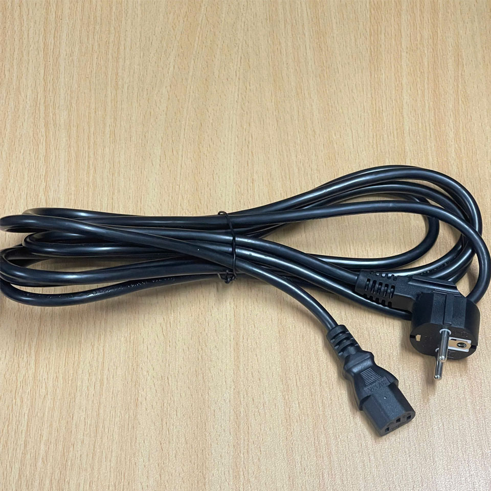 Dây Nguồn 2 Chân Tròn 2 Chấu Shimadzu 3VTJ2 3VTJA European Schuko Power Cord CEE 7/7 to IEC320 C13 16A 250V 3x1.0mm² Length 3.6M