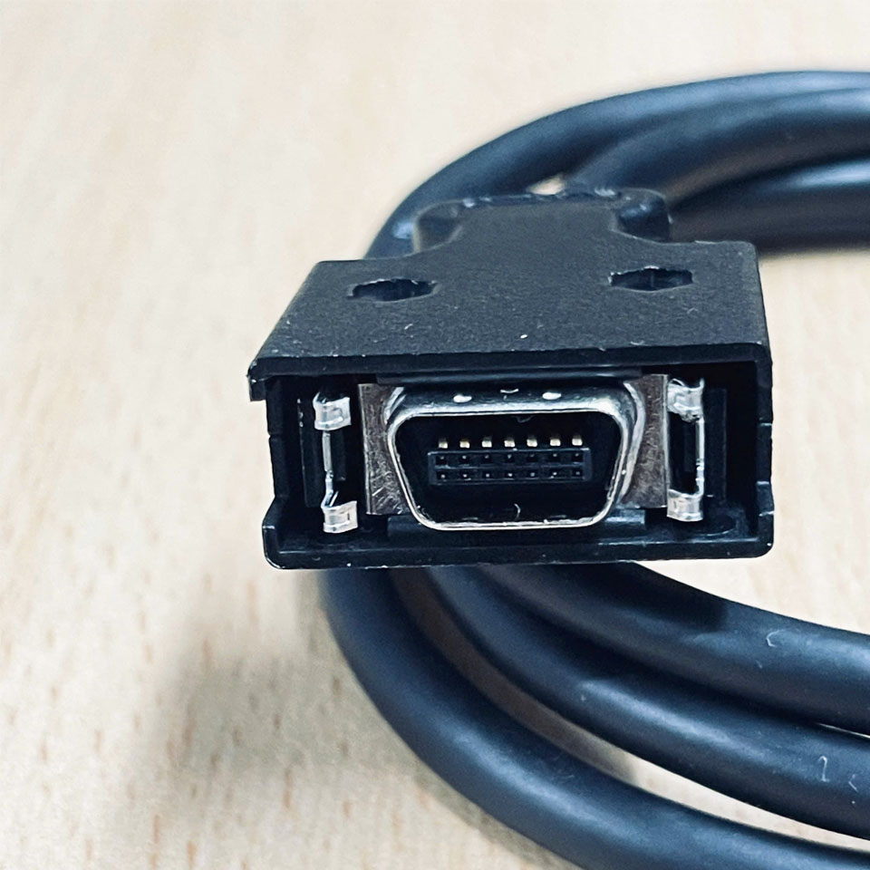 Cáp Kết Nối Cable SCSI MDR 14 Pin Male to Male Dài 1M Connect Thân Kính Hiển Vi Đo Lường Nikon Measuring Microscope Đến Bộ Hiển Thị Số Digital Readout - DRO