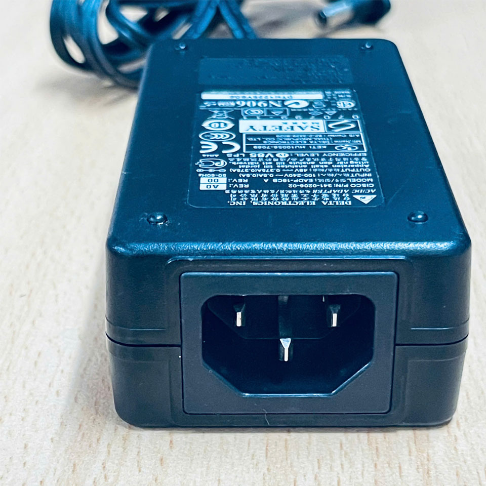 Bộ Chuyển Đổi Nguồn Adapter 48V 0.375A EADP-18CB A DELTA ELECTRONICS IEC C14 Jack DC Connector Size 5.5mm * 2.5mm