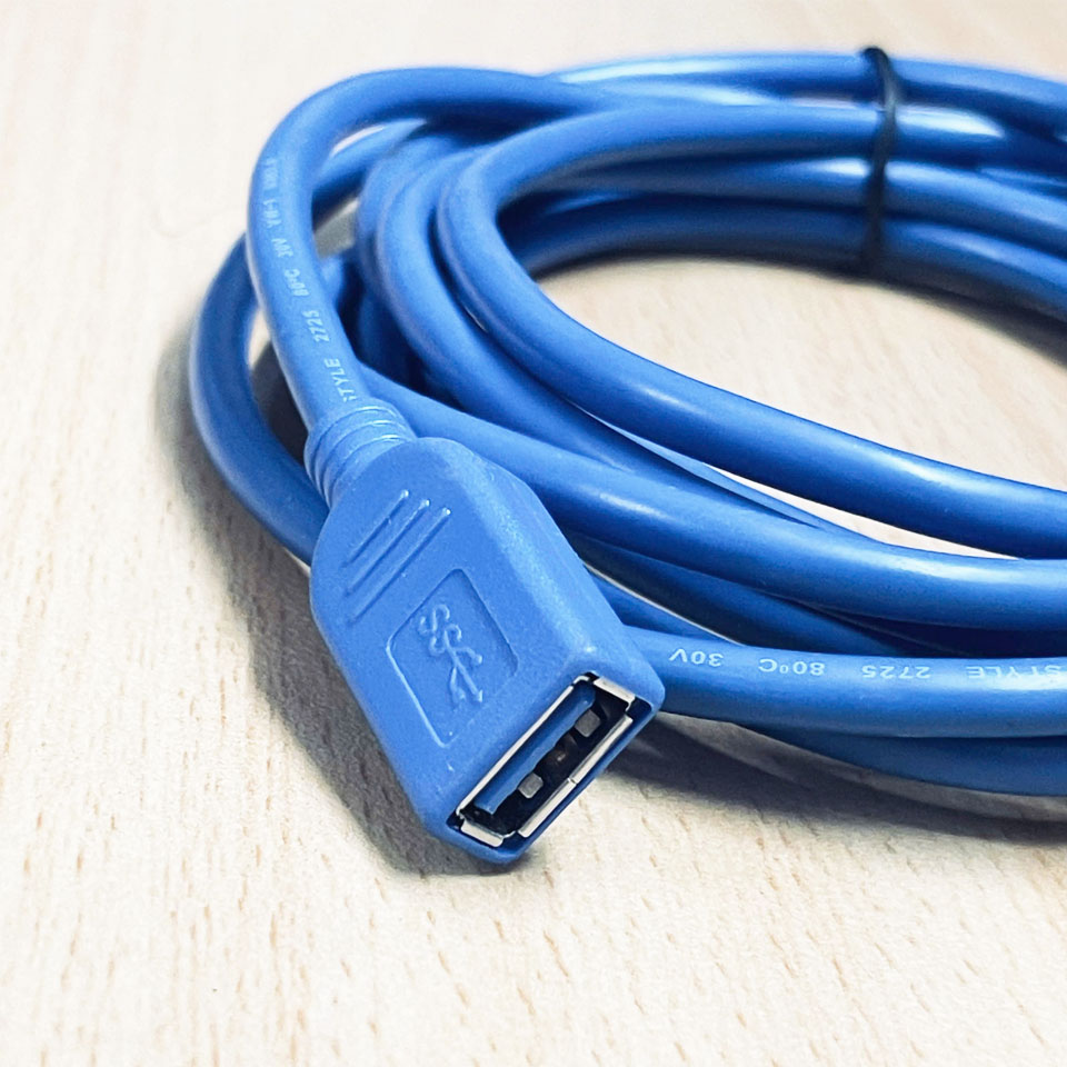 Cáp Nối Dài USB 3.0 Cable SuperSpeed Male A to Female A USB3.0 M/F Extension Blue US Dài 3M 10ft