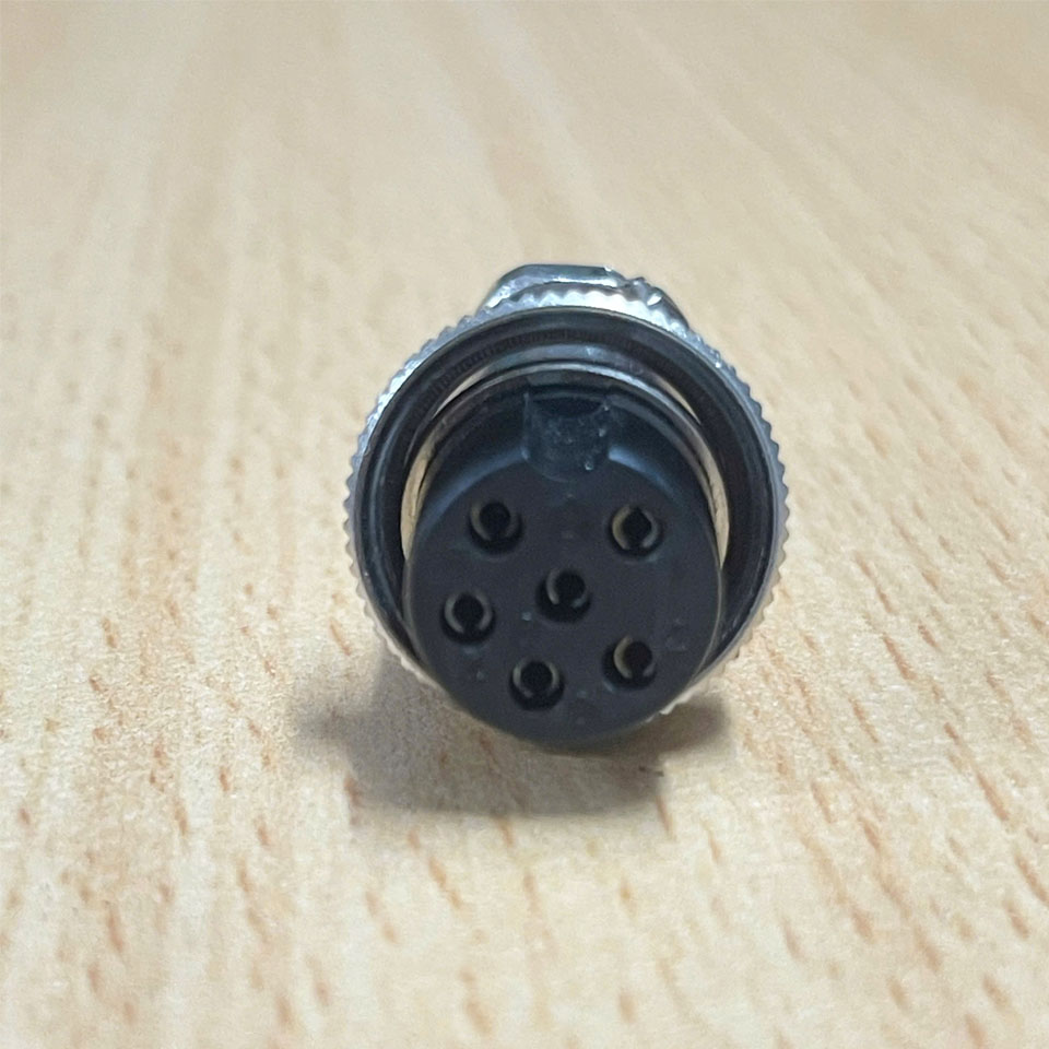 Rắc Hàn Connector GX16 Jack 6 Pin Female Cable Diamete 7.0mm