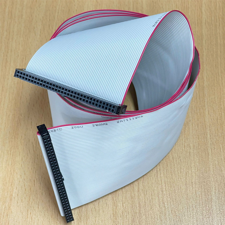 Dây Cáp IDC Ribbon Cable 64 Pin 2.54mm Pitch 2x32 Pin Female to Female Dài 1M