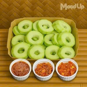 Xoài Bao Tử Gọt Sẵn Kèm Sốt Chấm MoodUp