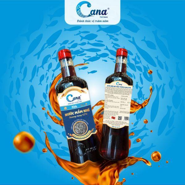 Combo 2 chai - Nước mắm nhĩ Cana 42N - Thượng hạng