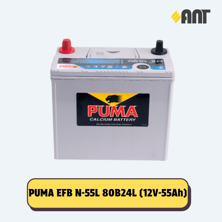 Ắc quy PUMA EFB N-55L 80B24L