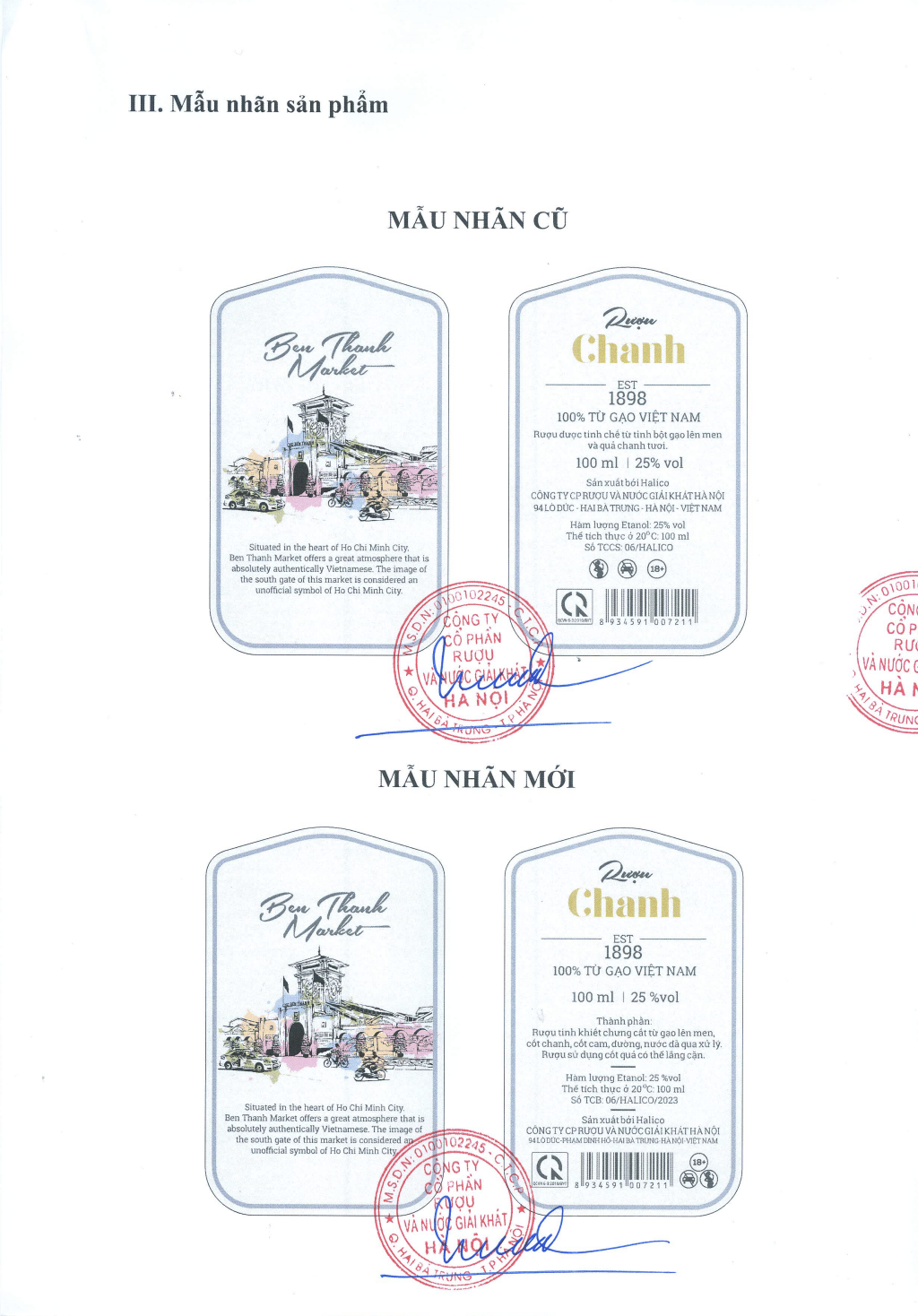 Rượu Trái cây Liquor collection HALICO nồng độ 25% chai 100ml kèm hộp