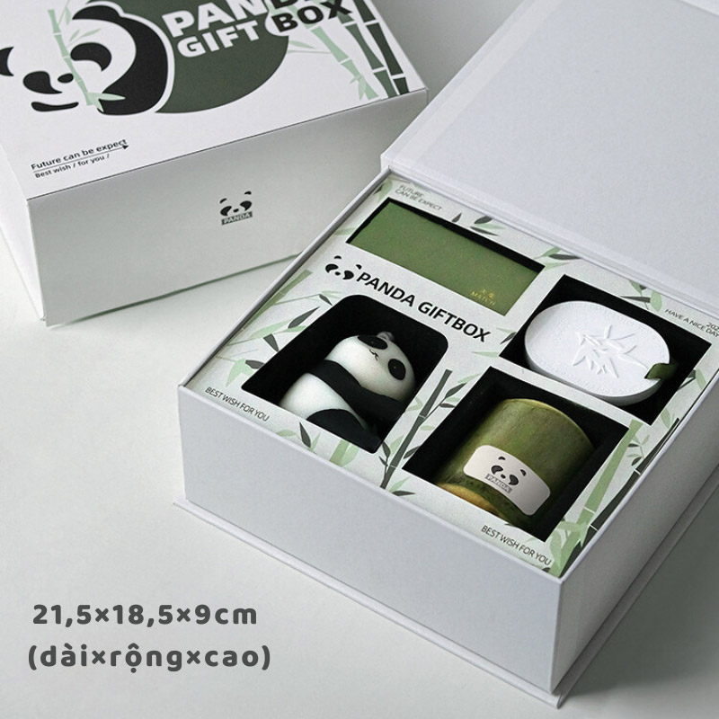 Bộ quà tặng nến sáp thơm khu rừng tre Panda