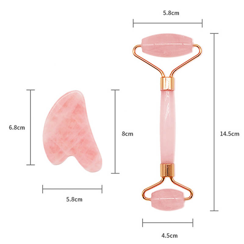 Bộ chăm sóc da mặt cây lăn đá thạch anh chống lão hóa