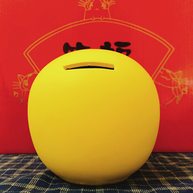 Búp bê Nhật Bản Daruma cầu tài – không tròng 10cm