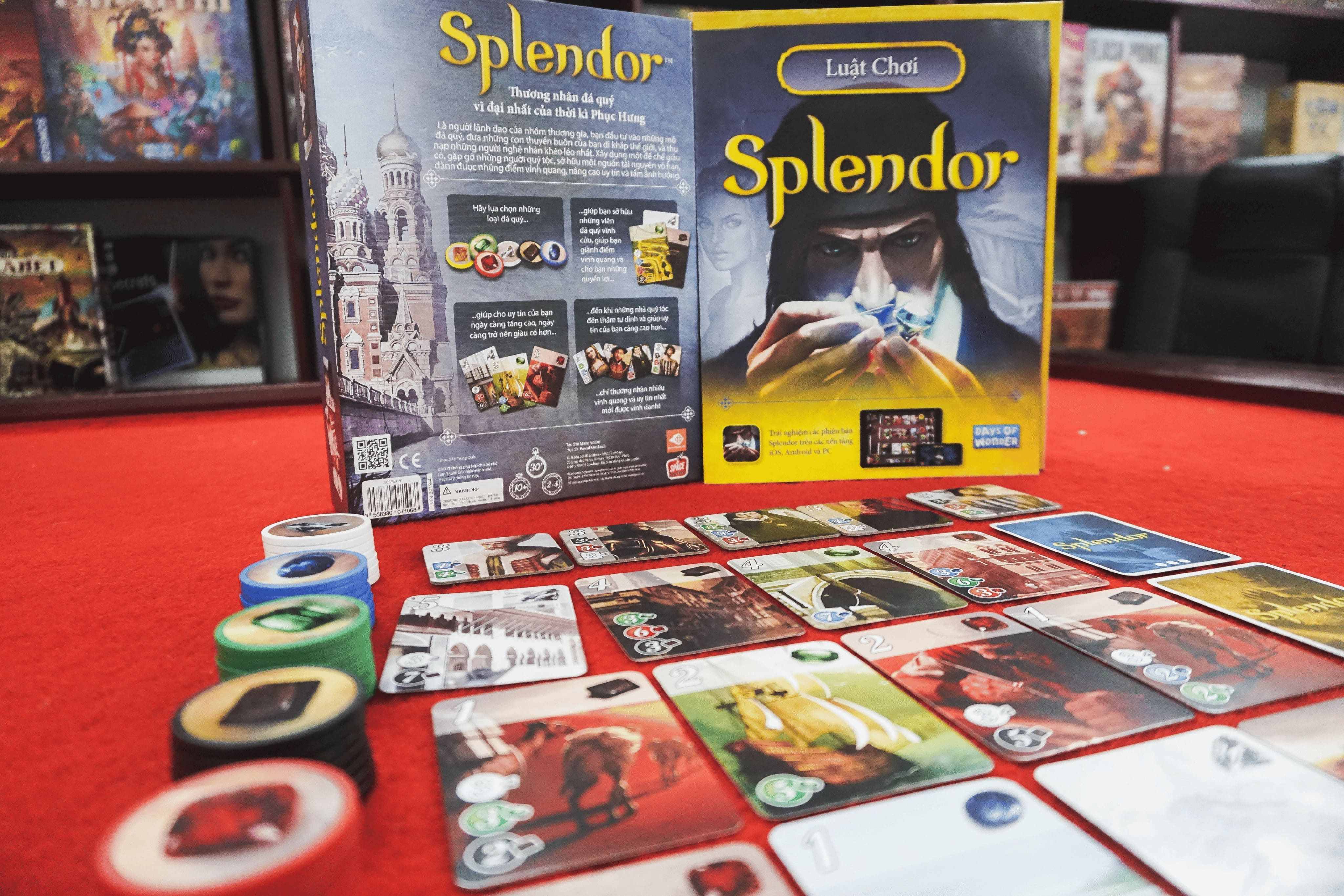 Hướng dẫn chi tiết cách chơi Board Game Splendor