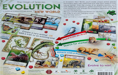 Giới thiệu board game Evolution: New World - Kiến tạo loài vật, định hình kỷ nguyên sinh tồn!