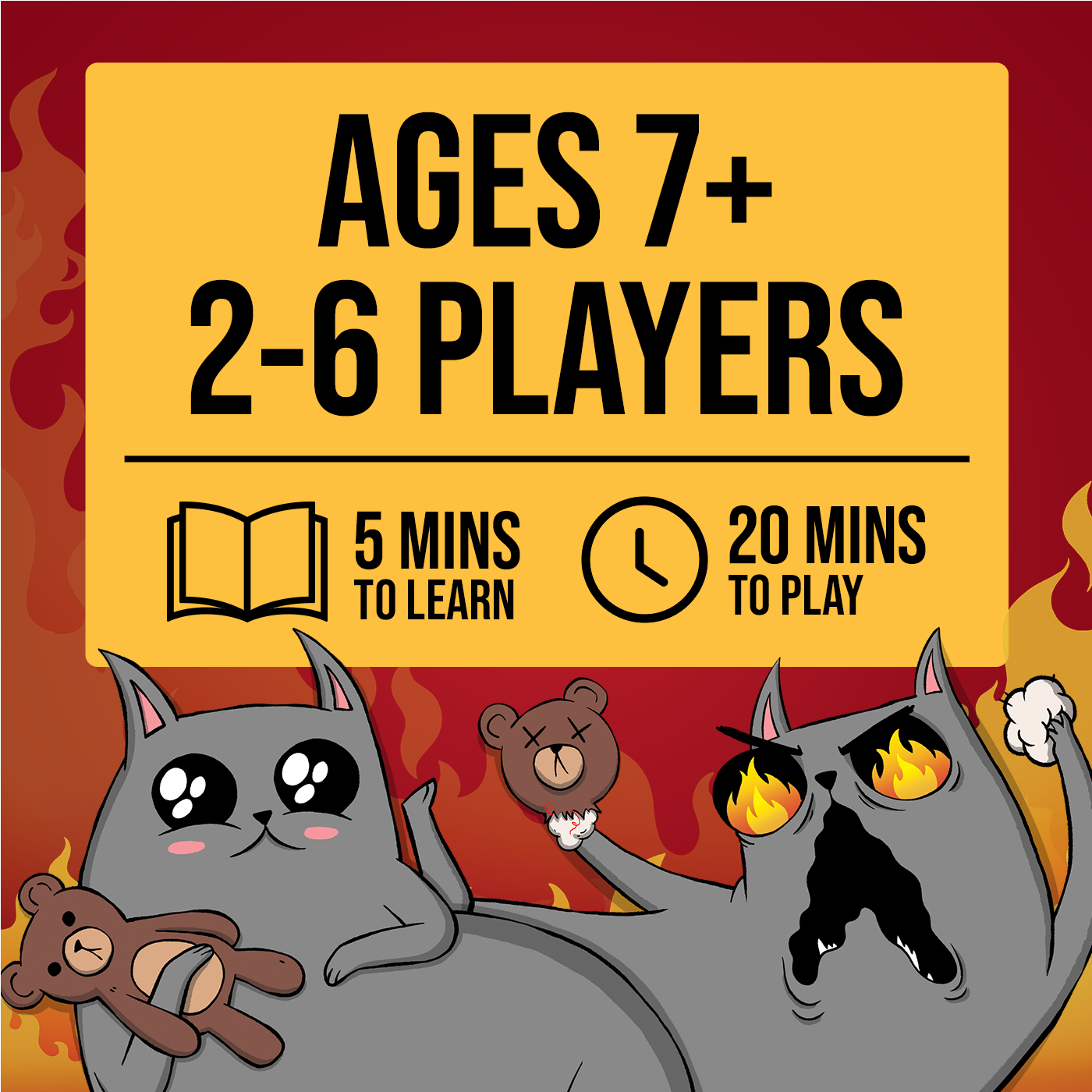 Exploding Kittens: The Board Game - Flip the board. Explode your friends.