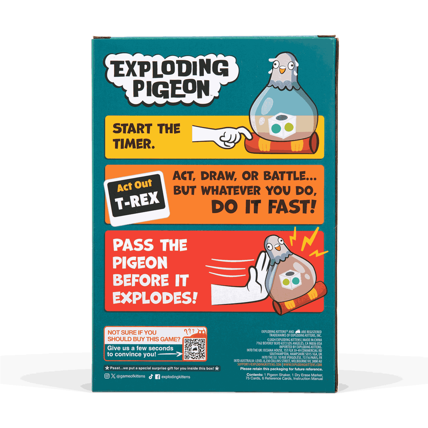 Exploding Pigeon