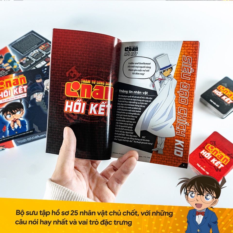 Thám tử lừng danh Conan - Hồi Kết - kèm bộ Hồ sơ 25 nhân vật cực chất