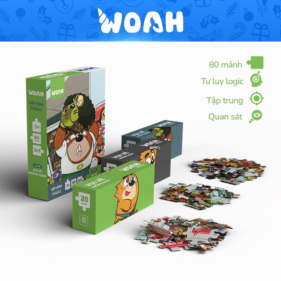Xếp Hình/Puzzle Mato "Vui vẻ không quạo" - Board Game VN