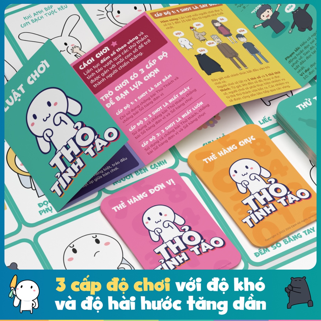 THỎ TỈNH TÁO - Party game mới toanh siêu vui nhộn