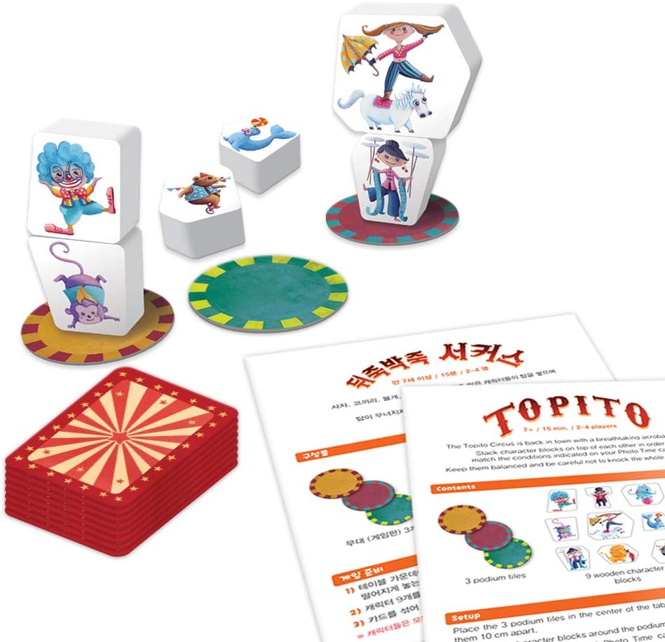Board Game VN - Xếp gỗ xiếc -Topito ( Hàng mới về )