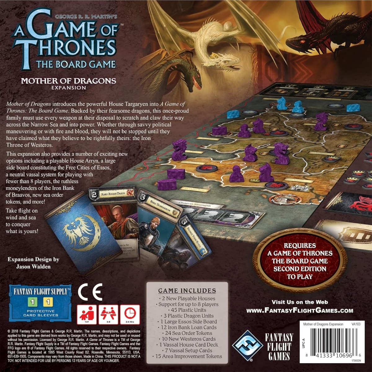 A Game Of Thrones Board Game: 2Nd Edition: Mother Of Dragons Expansion