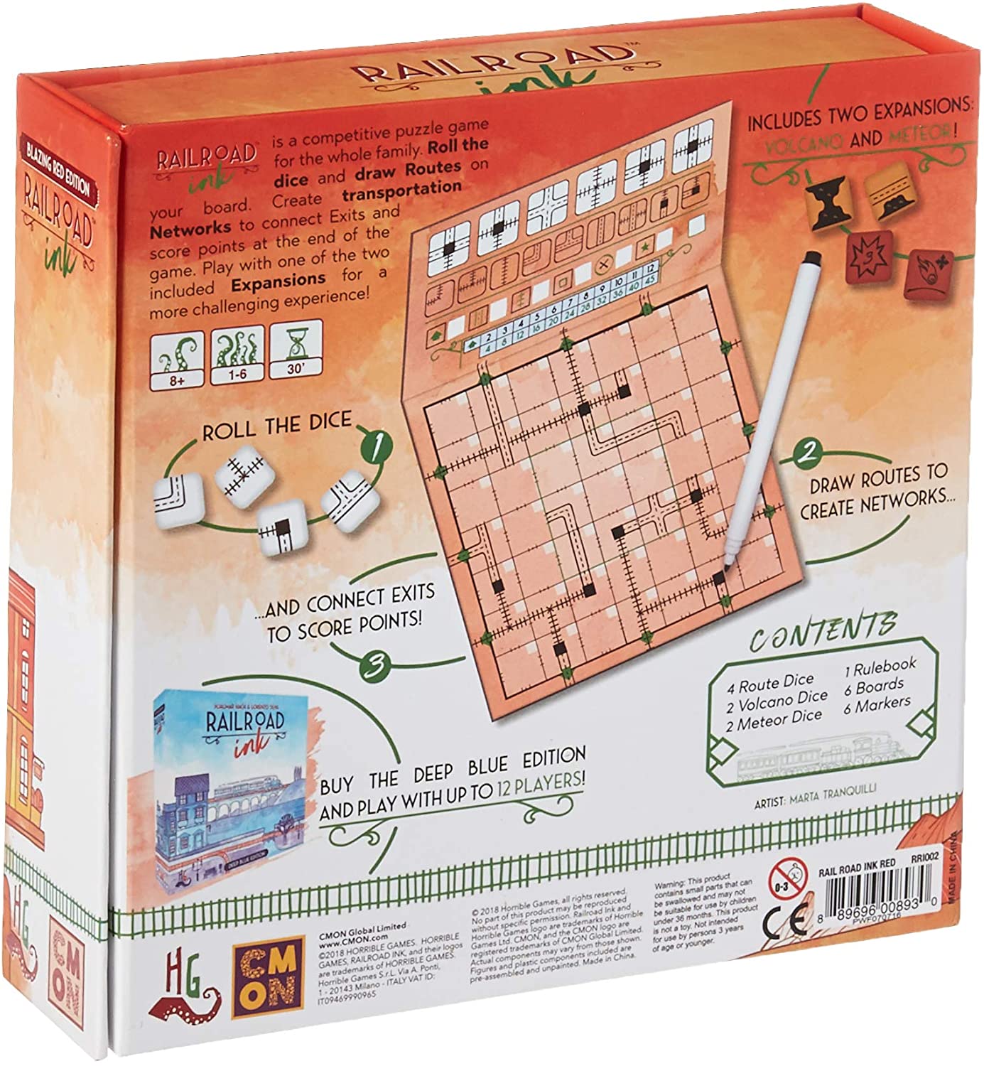 Railroad Ink: Blazing Red Edition (Hàng mới về)