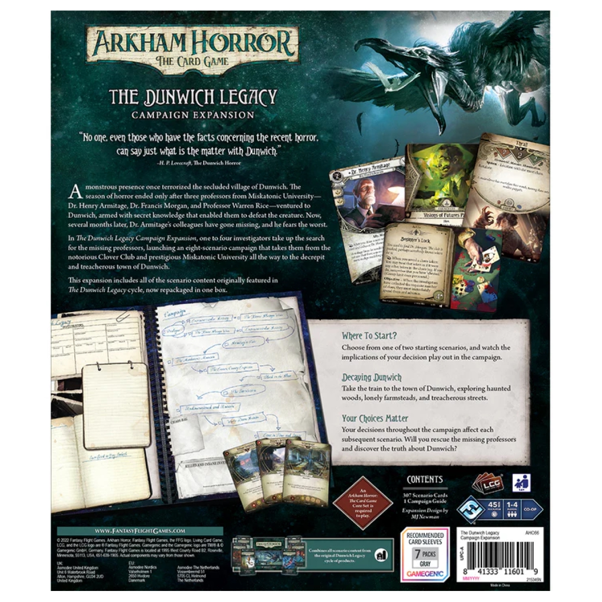 Arkham Horror Lcg: The Dunwich Legacy Campaign Expansion