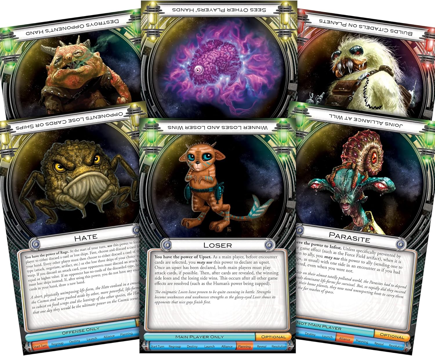 Cosmic Encounter 4th Edition Board Game by Fantasy Flight Games - Classic Intergalactic Conquest Strategy Game for Kids and Adults