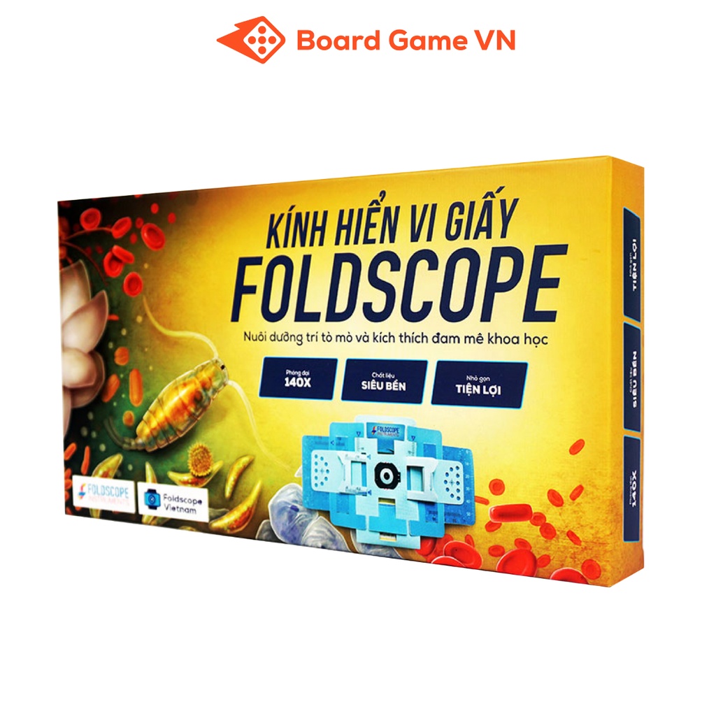 Kính Hiển Vi Giấy Foldscope phiên bản Deluxe (full phụ kiện)