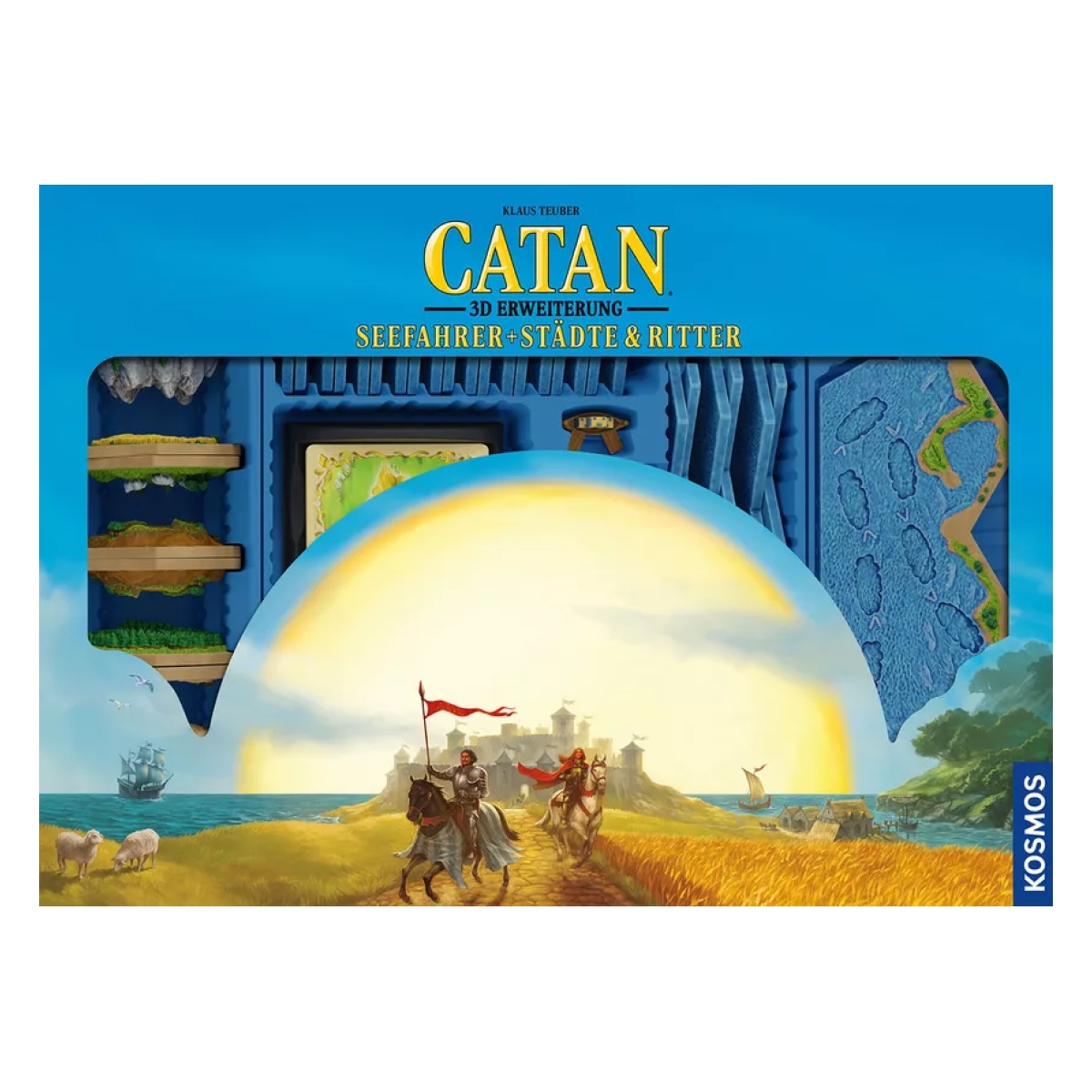 Catan 3D Expansion Seafarers + Cities & Knights