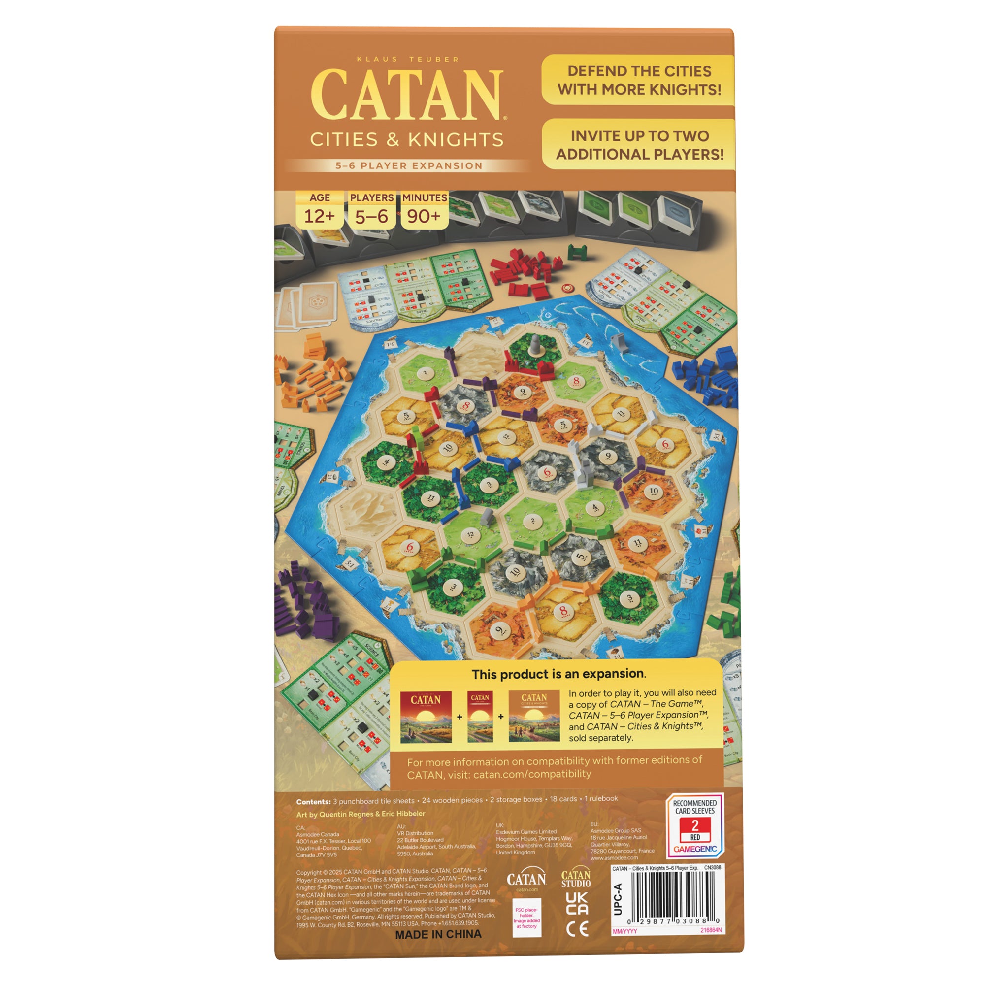 Catan: Cities & Knights 5-6 Player