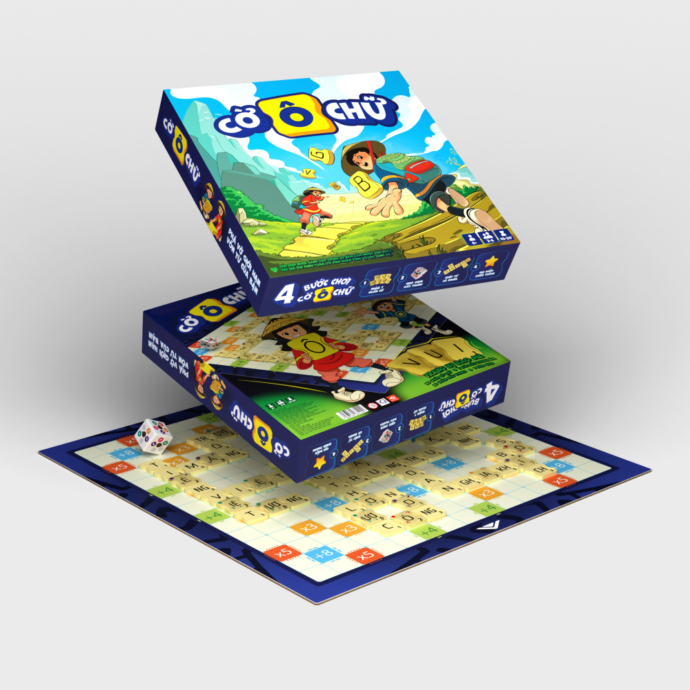 Trò chơi Cờ Ô Chữ - Phá vỡ giới hạn vốn từ của bạn - Board Game VN