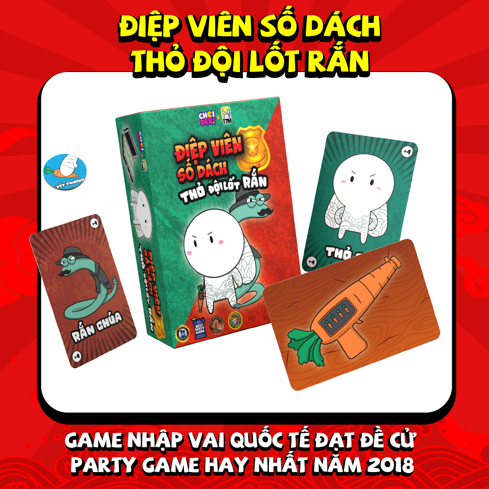 Sờ Náck - Combo 10 Board game cực vui từ Choidee x Thỏ bảy màu
