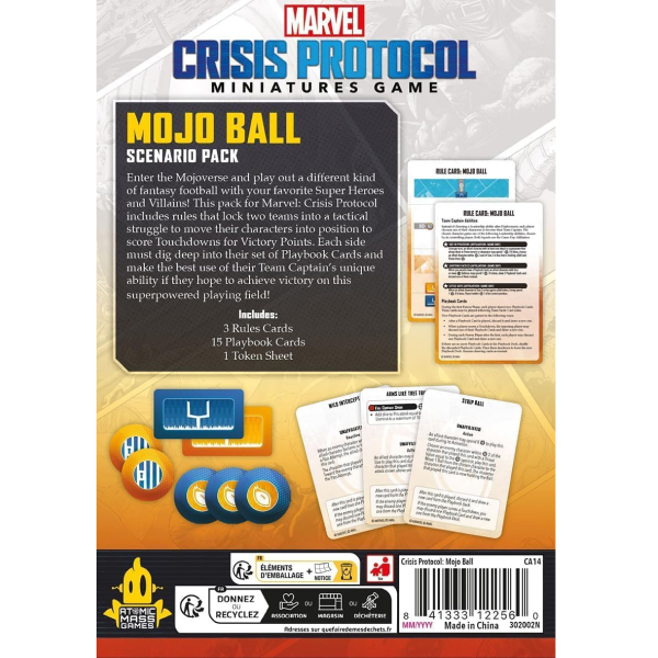 MARVEL CRISIS PROTOCOL MOJO BALL SCENARIO PACK