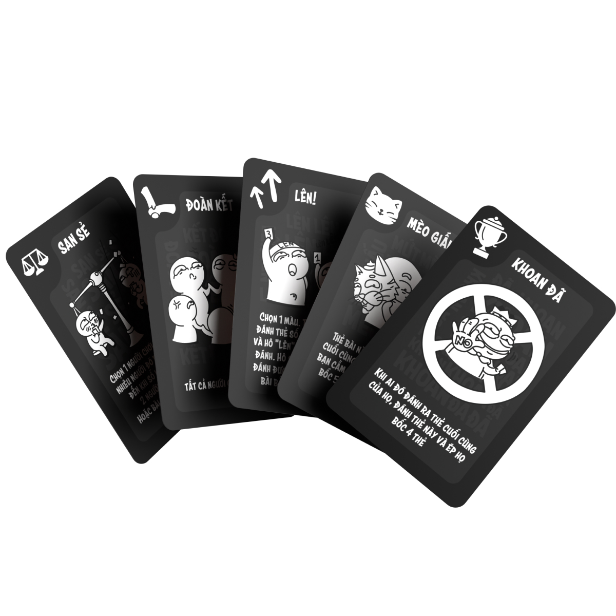 Combo thẻ bài Lầy- Lội- Lên - Party game (có bán thêm Bọc bài-100 bọc) - Board Game VN