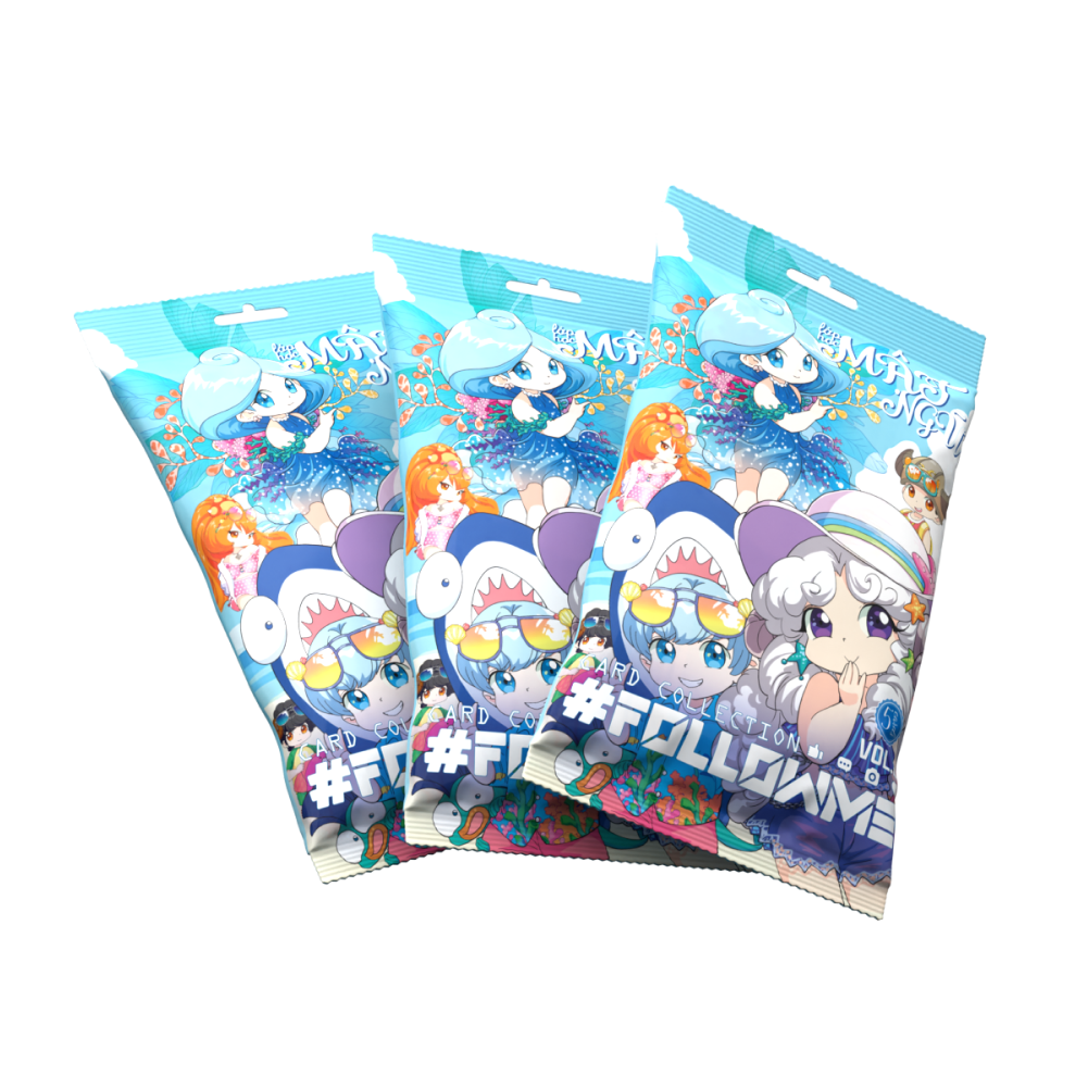 Card bo góc Lớp học mật ngữ #Followme: pack 5 thẻ