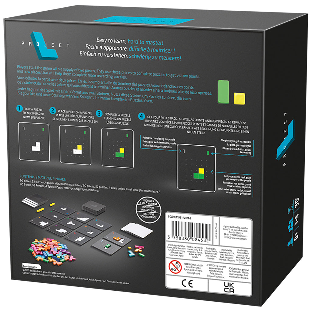 Project L – Board Game Chiến Thuật Xếp Hình Hiện Đại