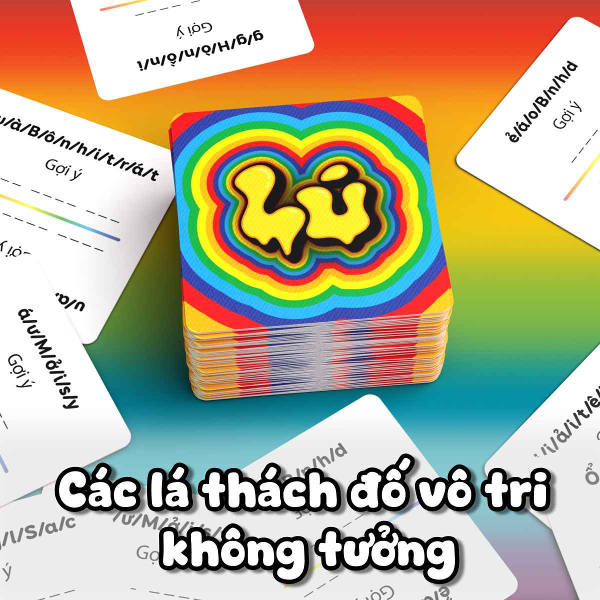 Bộ bài Lú Choidee, Board Game giải đố ngôn từ cực lú, bài meme vua tiếng Việt hài hước